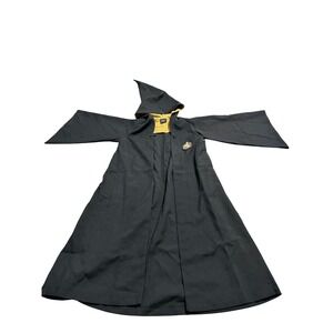 Harry Potter Hufflepuff Robe Universal Studios Adults XXS Black Yellow
